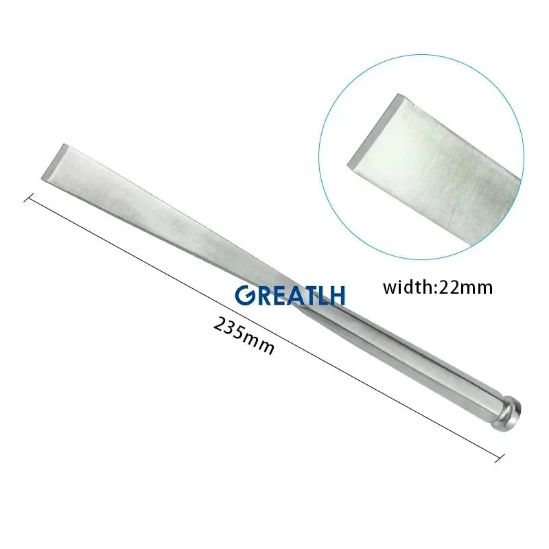 Orthopedic Osteotome Chisel Straight Tessier Bone Graft Osteotome Veterinary Orthopedic Instrument