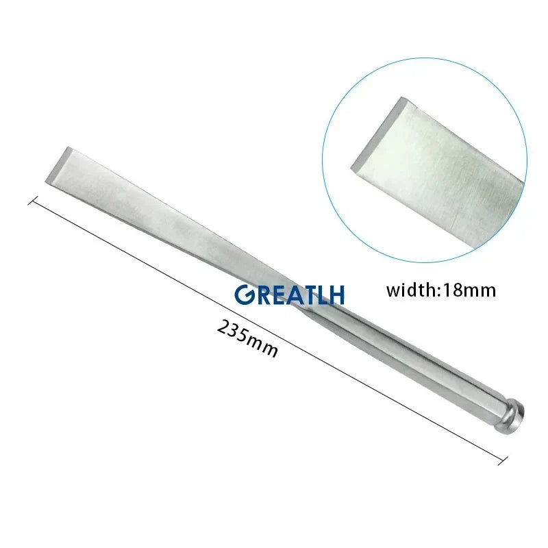 Orthopedic Osteotome Chisel Straight Tessier Bone Graft Osteotome Veterinary Orthopedic Instrument