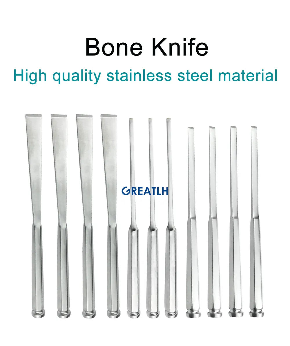 Orthopedic Osteotome Chisel Straight Tessier Bone Graft Osteotome Veterinary Orthopedic Instrument