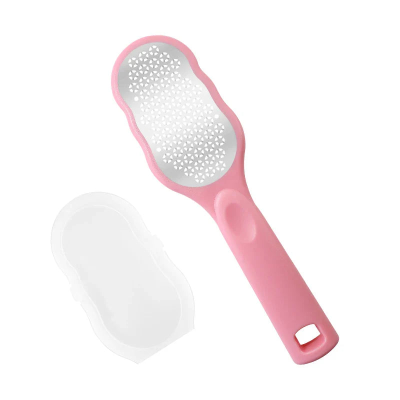 Pedicure Foot File Rasp Callus Stainless Steel Hard Dead Skin Removal Foot Scraper Grinding Grater Scrubber Wet Dry Foot Care
