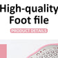 Pedicure Foot File Rasp Callus Stainless Steel Hard Dead Skin Removal Foot Scraper Grinding Grater Scrubber Wet Dry Foot Care