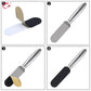 Pedicure Rasp File Callus Remover Foot Files Pedicure Pads Stainless Handle Silencer For Foot Care Tools Replaceable Sandpaper