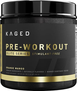Pre Workout Powder Pre-Workout Elite Stim-Free for Men & Women | Power, Stamina, Focus, Pumps | L-Citrulline, Beta Alanine, Creatine | Caffeine-Free | Orange Mango | 20 Servings in Pakistan