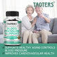 Premium Blood Pressure Supplement for Cardiovascular and Heart Health with Garlic, Hawthorn & Hibiscus - 120 Capsules