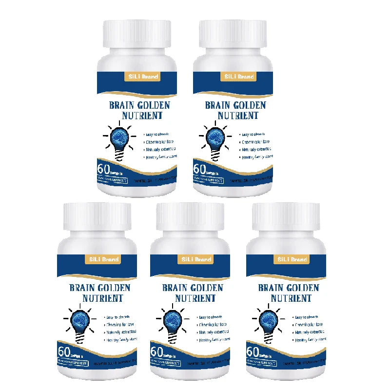 Premium Nootropics Smart Supplement Improve Intelligence Focus Memory & Creativity,Recover Brain Injury IQ Booster Ginkgo Biloba