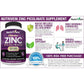 Premium Zinc Picolinate 100 Mg Per Serving - 120 Capsules - Boosts Immune Support, Sleep & Energy