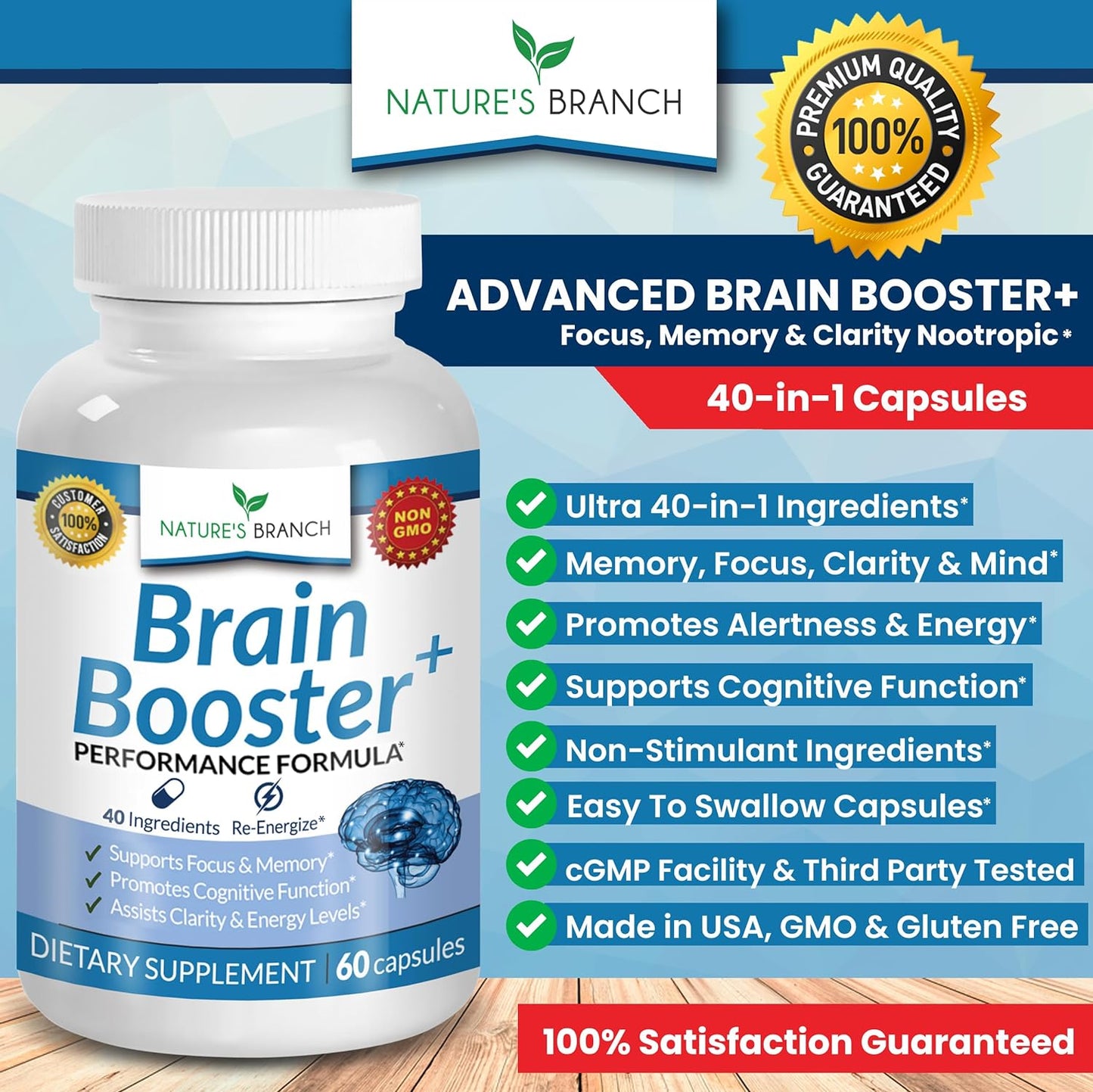 Premium Nootropic Brain Booster supplement in Pakistan