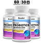 Probiotics 120 Billion CFU 36 Strains Contains Prebiotics and Digestive Enzymes for Digestion and Immune Support Vegan, Non-GMO