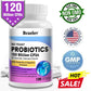 Probiotics 120 Billion CFU 36 Strains Contains Prebiotics and Digestive Enzymes for Digestion and Immune Support Vegan, Non-GMO