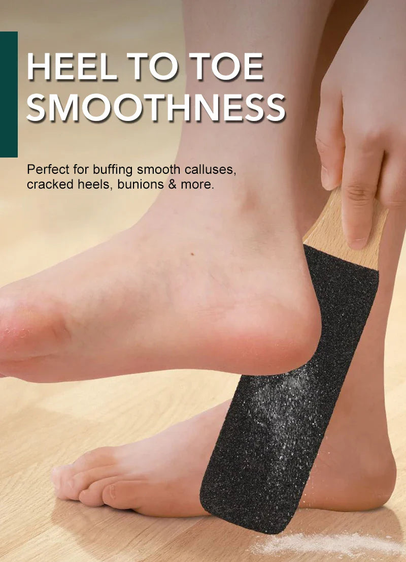 Professional Pedicure Rasp Tool for Dead Skin Crack Heels Beech Wood Foot File Rasp Callus Remover Foot Scrubber