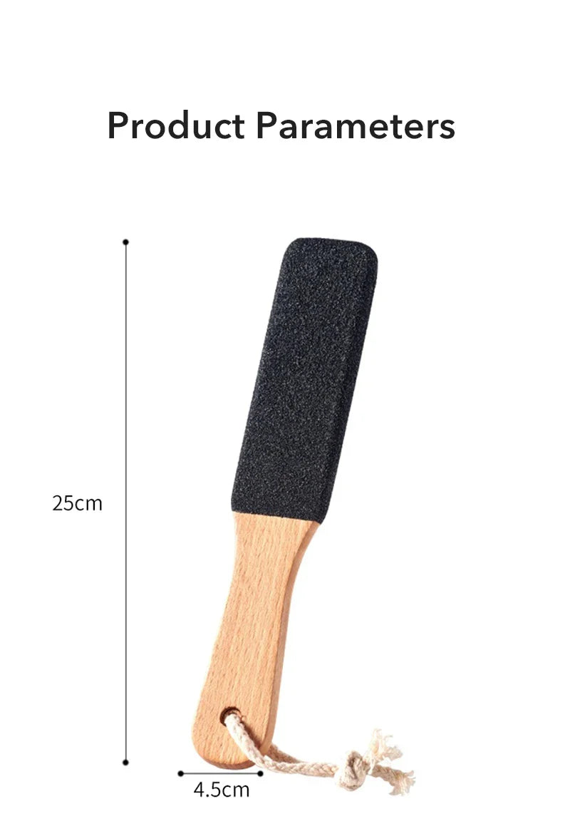 Professional Pedicure Rasp Tool for Dead Skin Crack Heels Beech Wood Foot File Rasp Callus Remover Foot Scrubber