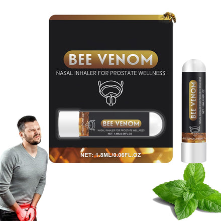 Prostavibe Bee Wellness Inhaler, Nasal Inhaler for Prostate Wellness, Nasal Inhaler Stick Aromatherapy, Improves Blood Circulation, Clean Your Nose and Enjoy Fresh Air, Restores Vitality