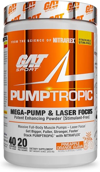 Pumptropic Mega-Pump & Laser Focus Potent Enhancing Powder (Stimulant-Free), 40 Servings (Fruit Punch) in Pakistan