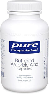 Pure Encapsulations - Buffered Ascorbic Acid - Hypoallergenic Vitamin C Supplement for Sensitive Individuals - 90 Capsules in Pakistan