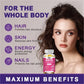 Purevia Biotin Collagen Capsule - Vitamins For Hair Growth Support - Supplement For Women, Men - B1 B2 B3 B6 B7 - Nails & Skin