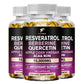 Resveratrol Capsules - Vitamin C & E, Skin, Antioxidant Supplement to Support Circulatory Health & Overall Wellness - Non-GMO