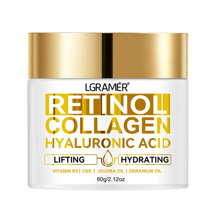 Retinol Face Cream Moisturizing Wrinkle Remover Collagen Hyaluronic Acid Creams Skin Care Cosmetic for Women&Men