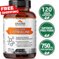 Supplement with L-Citrulline - Healthy Muscle Building, Energy, Strength, Immune System Support -120 Capsules Dietary Supplement