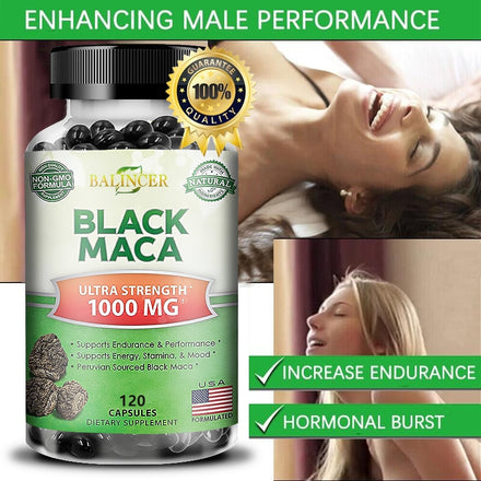 Balincer Men's Testosterone Supplement - Enhances Male Potency, Stamina & Strength, Increases Sex Drive & Muscle Mass