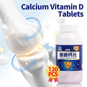 Calcium Vitamin D Tablets Health Food Joint Pain Arthritis Bone Mineral Density Supplements 60Tablets/Bottle in Pakistan