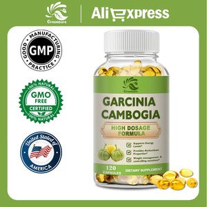 Garcinia Cambogia Capsule for Weight Loss Fat Burner Appetite Suppress Enhance Metabolism Supplement