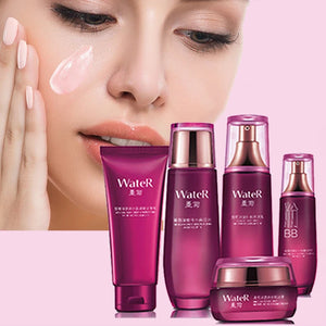 Powerful Water Supplement Moisture Serum Face Cream Brighten Skin Tone Skin Tightening Anti Wrinkle Whitening Five-Piece Set in Pakistan