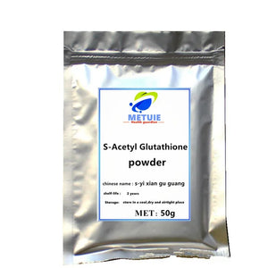 SuJia High Quality S-Acetyl-L-Glutathione Powder (GSH) skin Care Skin Whitening supplement Face Antioxidant in Pakistan