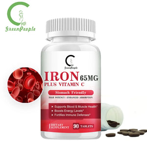 GPGP Greenpeople Iron Pill Minerals Supplement Blood Health Iron replenishment For Breastfeeding women and weakness people in Pakistan