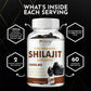 Pure Himalayan Shilajit Resin Capsules Formulated with 20% Fulvic Acid - 10:1 Extract 10,000mg Extra Strength