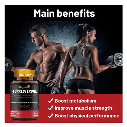 Turkesterone Capsule Mass Gainer Stamina Muscle Masse Nergy Fat Increasing Tablets Man Fat Growth Weight Gain for Men's Health