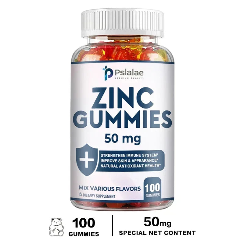 Zinc Gummies - Supports Healthy Skin and Immune System, Boosts Vitality
