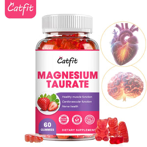Catfit Magnesium Taurine Gummies Nervous Myocardial and Neurological Healthy  Muscle function Mineral supplements in Pakistan