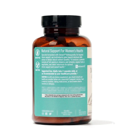 Female multivitamin+stress support+B complex+vitamin C+D3 K2 for immunity, hair, skin and nails, digestion -60 capsules