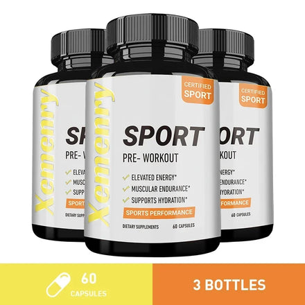 Sport Pre Workout Supplement - Muscle Building and Growth, Supporting Athletic Energy and Strength
