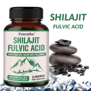 Shilajit Pure Himalaya (20% Fulvic Acid) Supports Energy and Vitality, Trace Mineral Men's Supplement in Pakistan