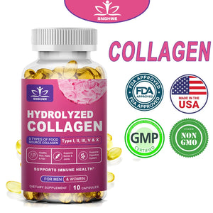 Hydrolyzed Collagen Capsules Support Joint & Hair & Nails & Skin Care Collagen Supplement Vitamins & Minerals in Pakistan