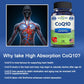 Balincer Coenzyme Q10-400mg - Supports energy production, core and circulatory health - immune support, non-GMO