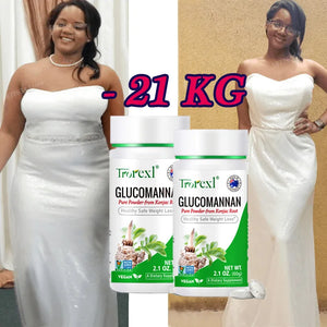 100 tablets, Trorexl Supplements, Glucomannan (Amorphophallus konjac) Pure Powder, Supports Healthy Weight Loss
