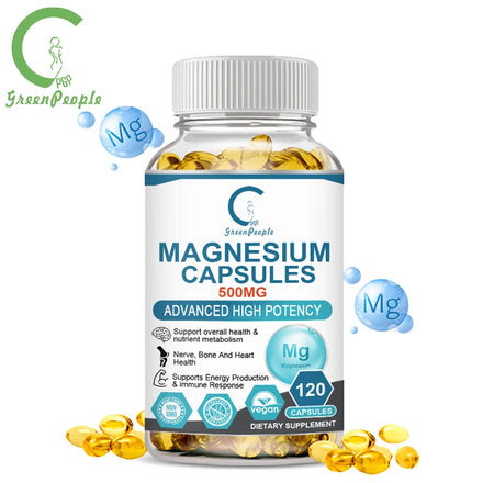 Catfit Glycine Magnesium Capsule Cognitive Function calm mood Help sleep Muscle Recovery Mineral Magnesium Supplements in Pakistan
