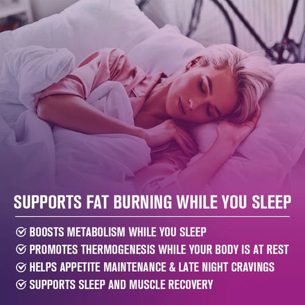 Night Time Slimming Fat Burning Capsule Weight Loss Support Appetite Suppression Powerful Fat Burner Beauty Immune System Health