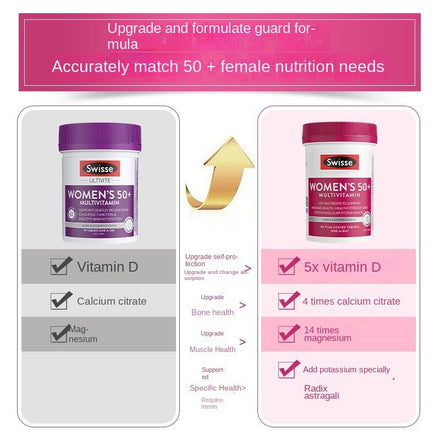 Imported More than 50 Kinds of Siweishi Ladies COMLEX Vitamin 90 Pieces Relieve Pressure More than 50 Kinds of Nutrition