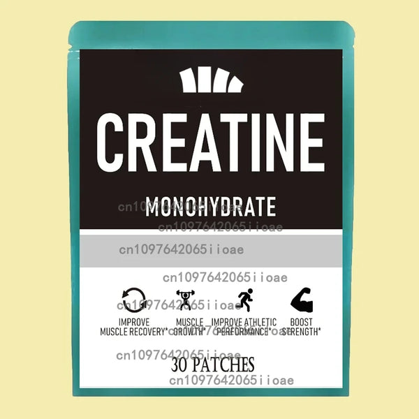 30 Patches Creatine Monohydrate Transdermal Patches- Support Muscles, Cellular Energy and Cognitive Function in Pakistan