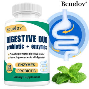 Digestive Enzyme Probiotic Capsules, Supports Gut Health, Immunity and Relieve Bloating, Promote Nutrition Digestion Supplement