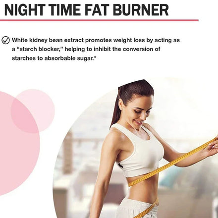 Night Fat Burner - Sleep Supplement, Appetite Suppressant, Energy Supplement - Premium Fat Burning, Muscle Growth, Metabolism