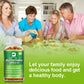 BEWORTHS Multivitamin Capsules Support Brain, Nerve &Digestive Health Improve Focus Relieve Stress Protect Heart,Bone,Skin& Hair