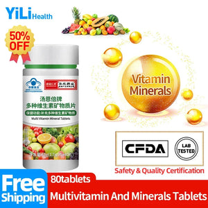 Multivitamin and Minerals Supplements for Men Women Calcium Iron Zinc Vitamins A,B,C,D,E Tablets in Pakistan