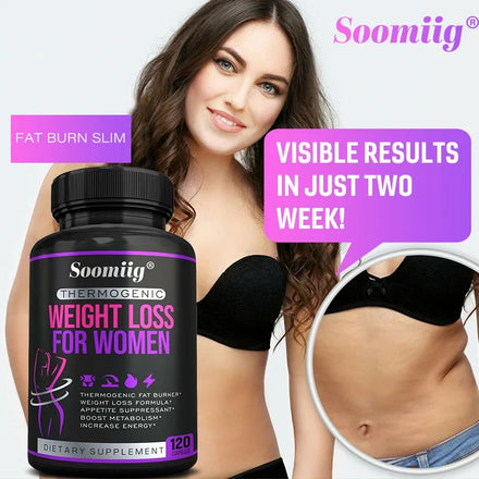 Thermogenic Fat Burner - Natural Appetite Suppressant, Weight Management, Immunity, Metabolism, Helps Mental Clarity and Focus