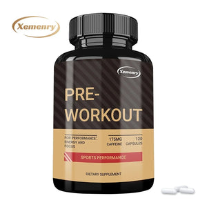 Pre-Workout Supplement - Improve Muscle Strength, Boost Energy Levels and Focus, and Maintain Athletic Performance