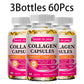 3 Bottles Hydrolyzed Collagen Capsule Support Skin Brightening&Joint&Hair&Nails Anti-aging Firming Skin Care Collagen Supplement