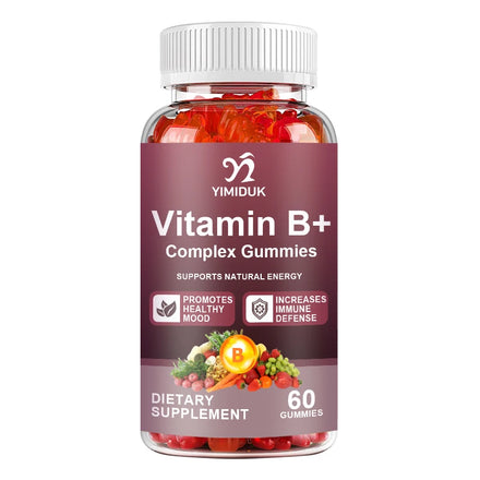 Vitamin B Complex Vegan Gummies B12 Biotin for Reduce Stress Better Moods Energy Multivitamin Supplement in Pakistan